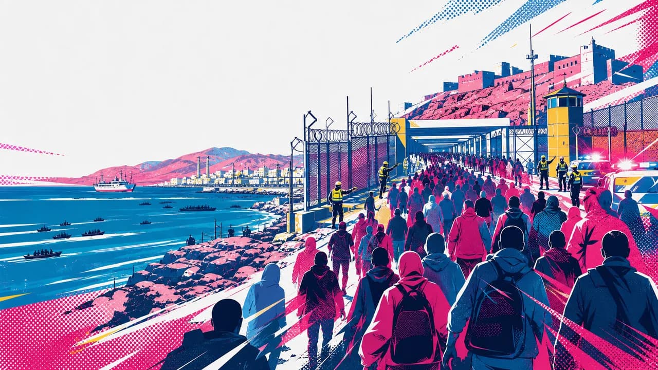 Tens of Thousands Cross Into Ceuta, and Most Are Back in Morocco by Nightfall