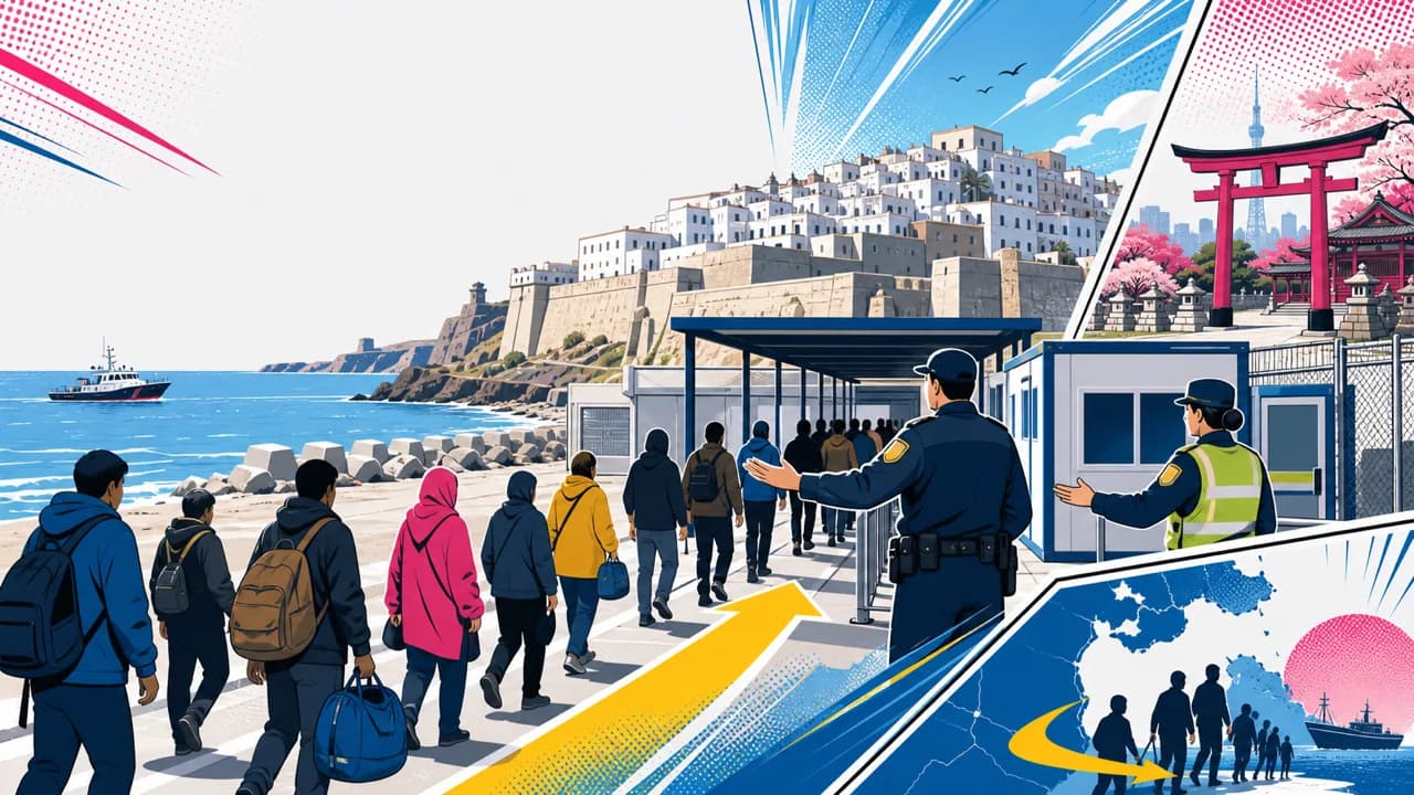 A Migrant Surge into Spain's Ceuta, and a Nepalese Man Arrested at a Saga Shrine