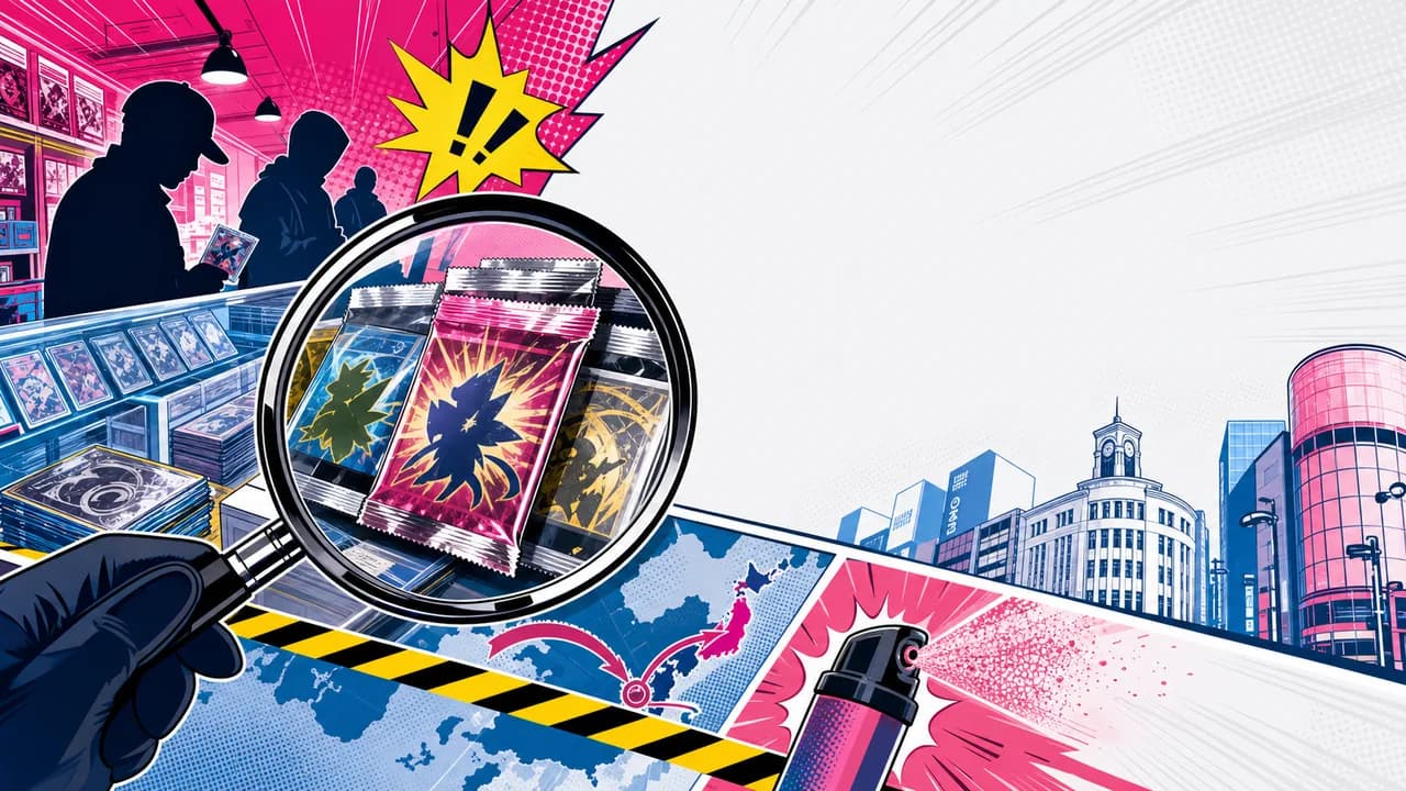 Chinese Counterfeit Pokémon Cards and the Ginza Pepper-Spray Incident Frame a 'Foreign Crime' Panic