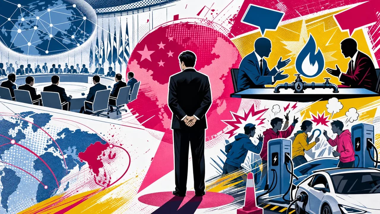 China's Global Isolation and Public-Conduct Mockery