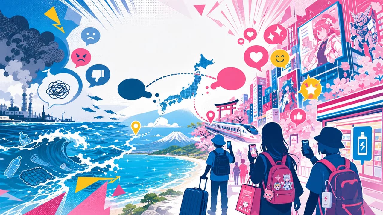 China-Japan Paradox: Treated-Water Outrage Online, Anime Pilgrimage Maps Offline
