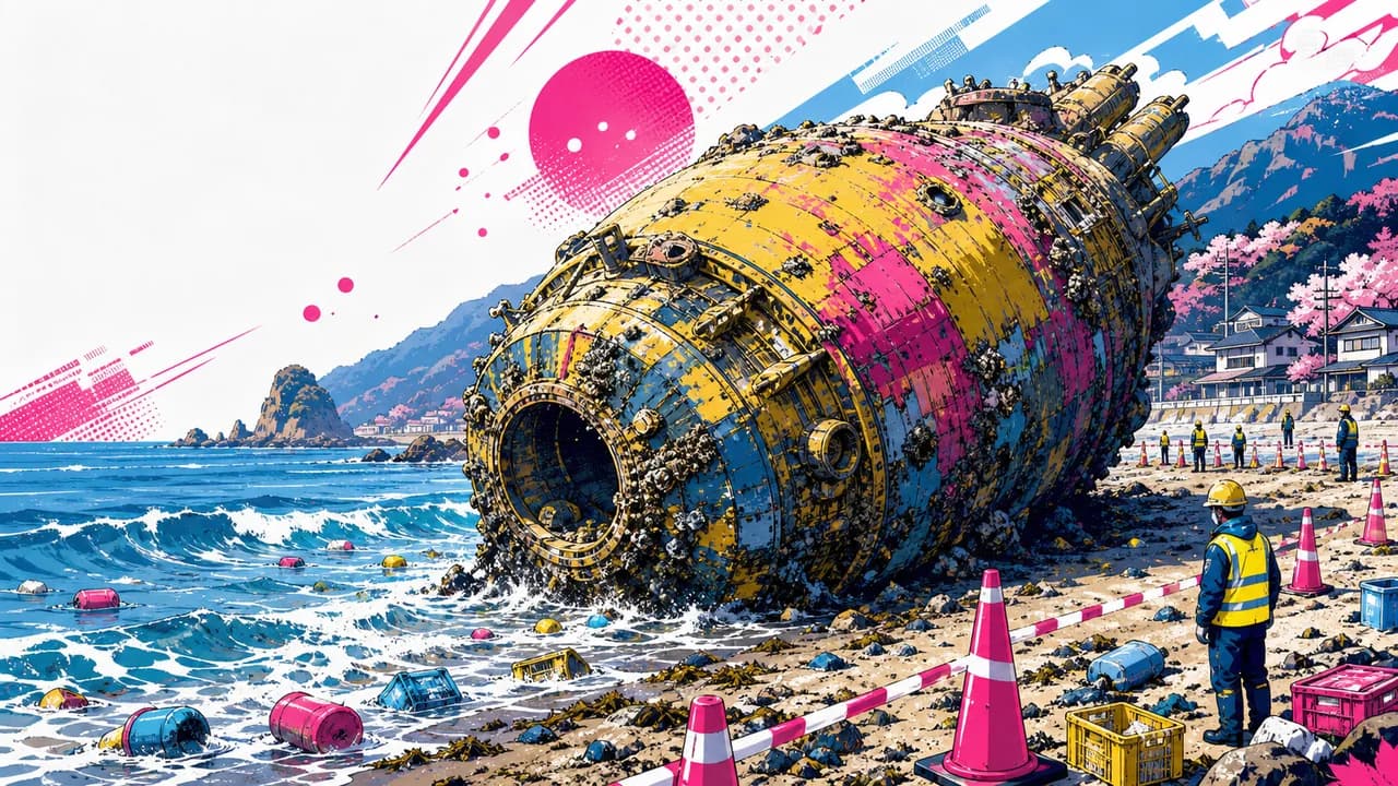 A 300-Ton Chinese 'Mega-Trash' Washes Up in Ishikawa, and Japan Foots the Bill