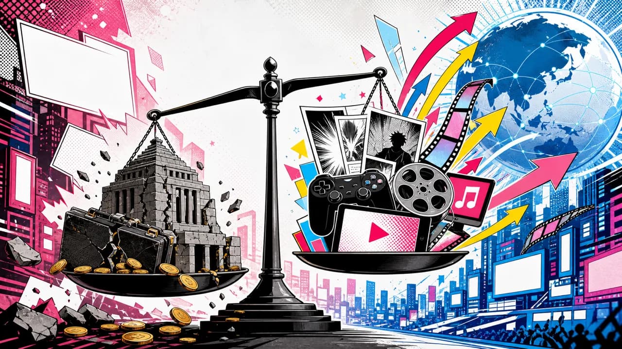 Cool Japan Fund's Possible Scrapping and a ¥34 Trillion Content Push Draw Distrust