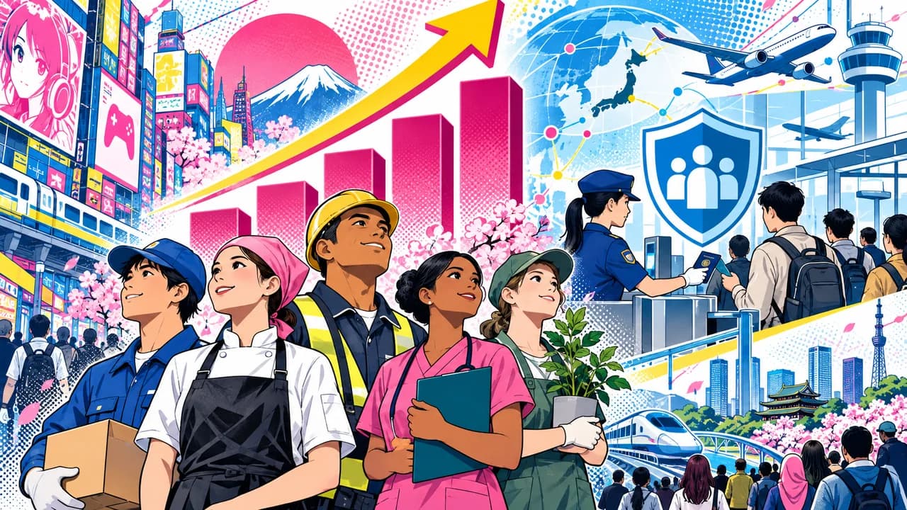 Foreign Workers' Average Pay Tops 290,000 Yen, Fueling an Immigration Debate