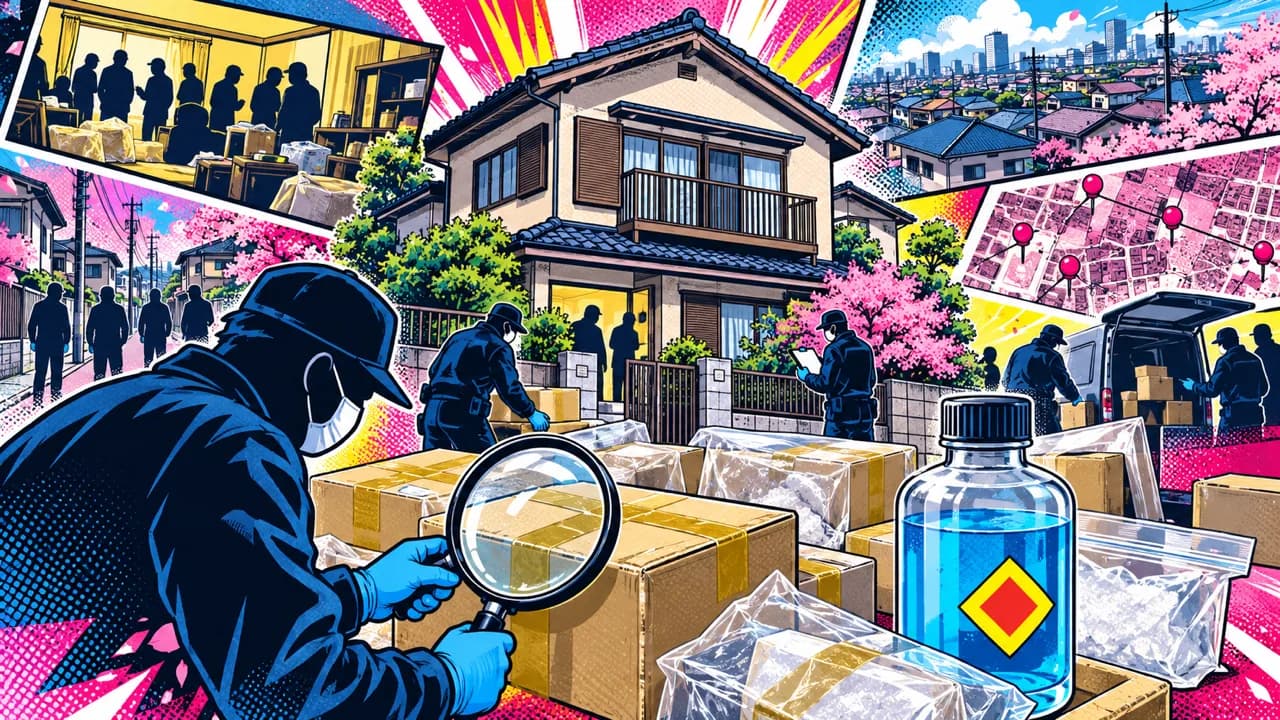 Hyogo House Raid and a Record 'Zombie Cigarette' Smuggling Bust