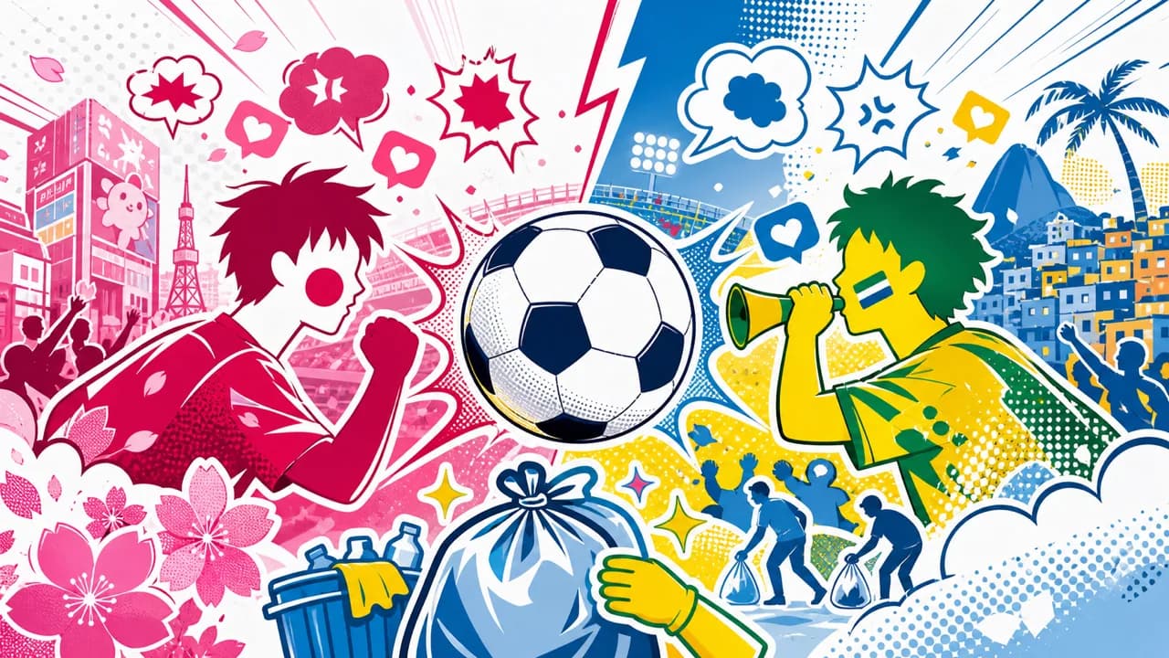 Japan vs Brazil World Cup Trash-Talk and the 'Worst Net Manners' Debate