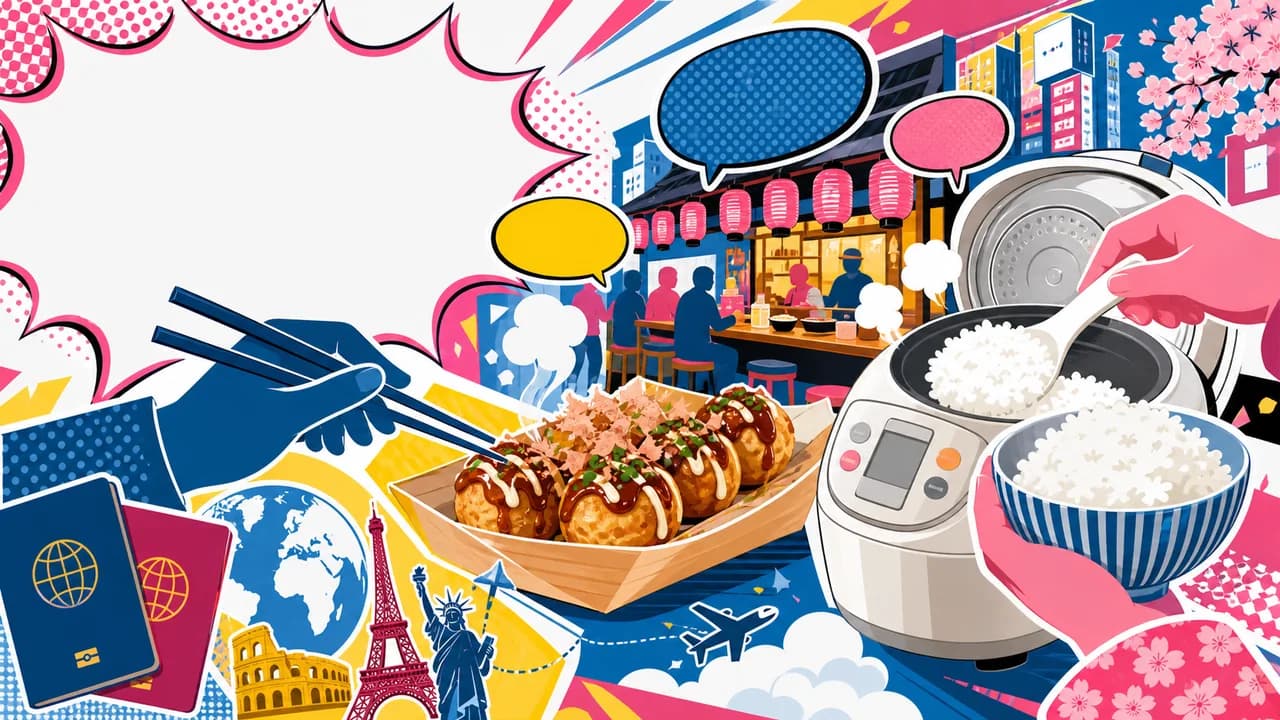 Takoyaki Spit-Outs, Rice-Stir Confusion, and Yokota's 'Foreigner Burger' Light Up Japan's Food-Culture Debate