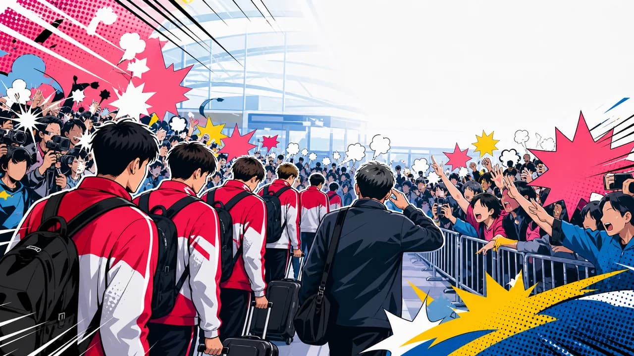 South Korea's World Cup Squad Met With Airport Jeers — Japan Watches Coldly