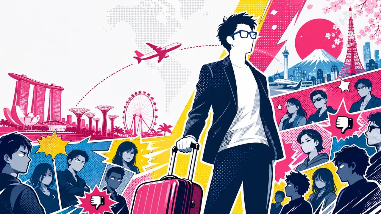Comedian Nakata Atsuhiko Returns to Japan From Singapore to a Cold Reception