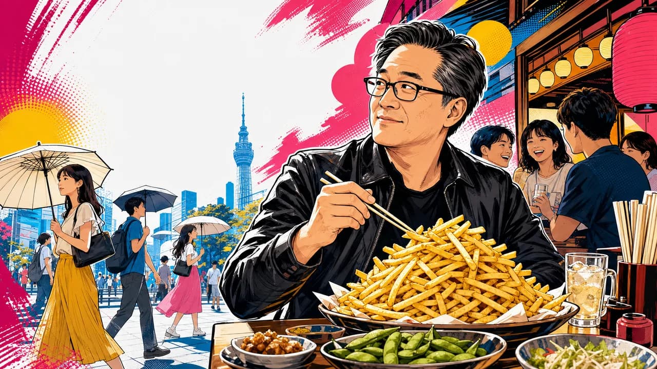 Nvidia CEO's Pub Fries in Tokyo and the Parasol Culture Gap