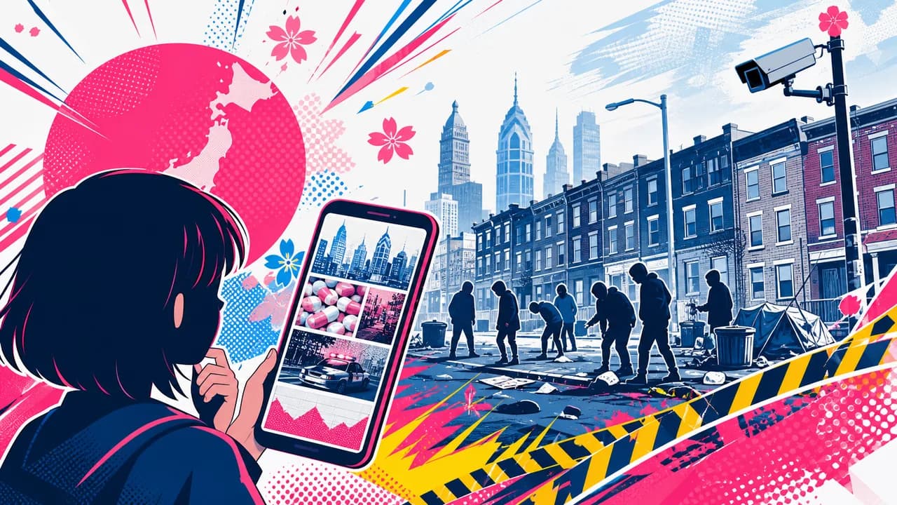 Philadelphia's 'Drug Zombie' Livecam and Japan's Fear of Following the West