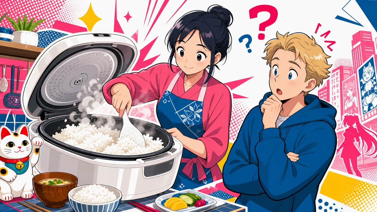 Foreigners Are Confused by Japan's Habit of Stirring Freshly Cooked Rice in the Cooker