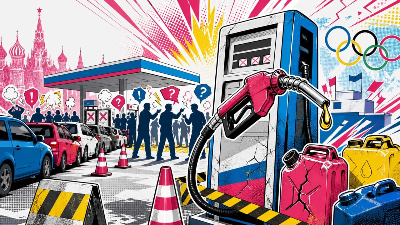 Russia's Gasoline Crisis and the IOC's Reinstatement of Russia Draw Scorn in Japan