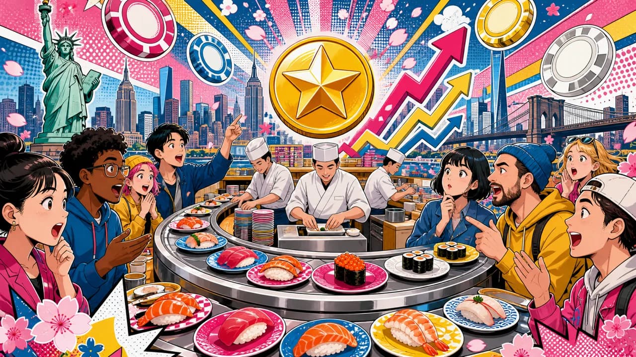 Sushiro Opens in New York at $5 a Plate