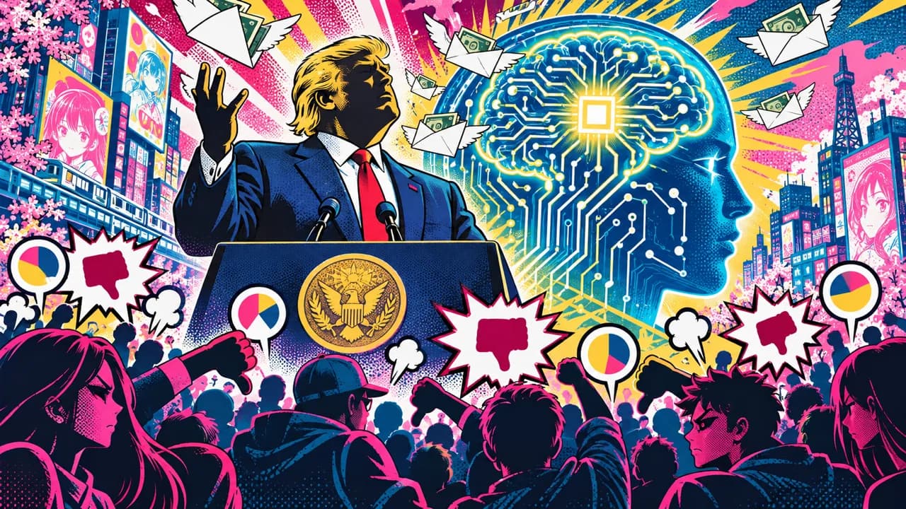 Trump's $5,000 'Dividend' Flops in Polls as His AI Boast Draws Jeers