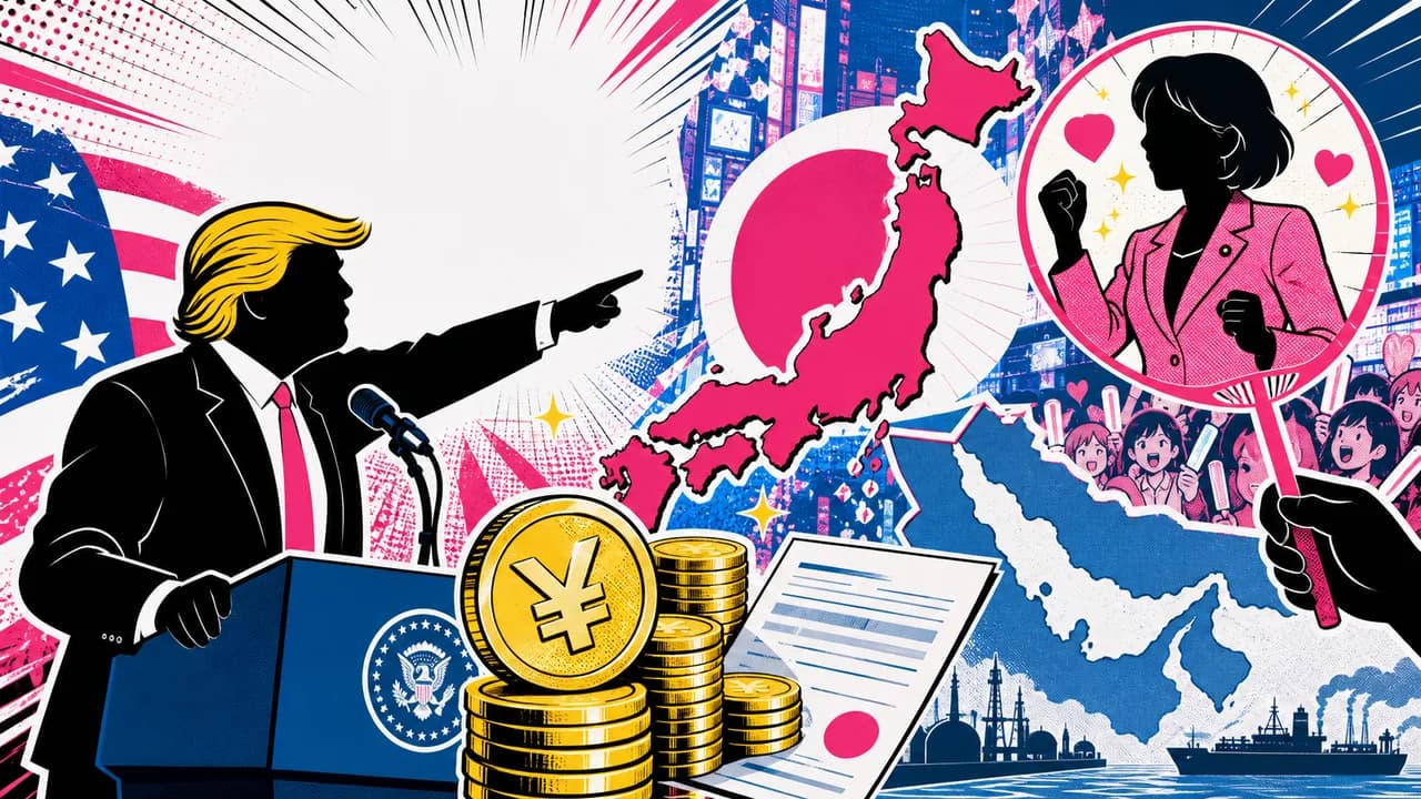 Trump Says Japan Will Cover a ¥48 Trillion Iran Payment and Calls Takaichi His 'Biggest Fan'