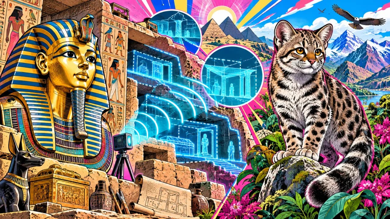 Egypt's Hidden Tomb Chambers and a New Wild Cat From Bolivia