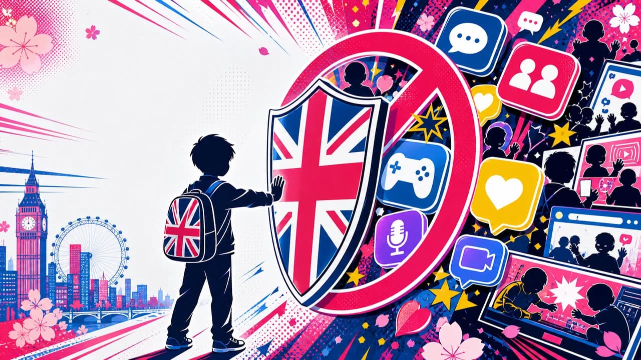 Britain Moves to Ban Social Media for Under-16s, and Japan Says 'Do This Too'