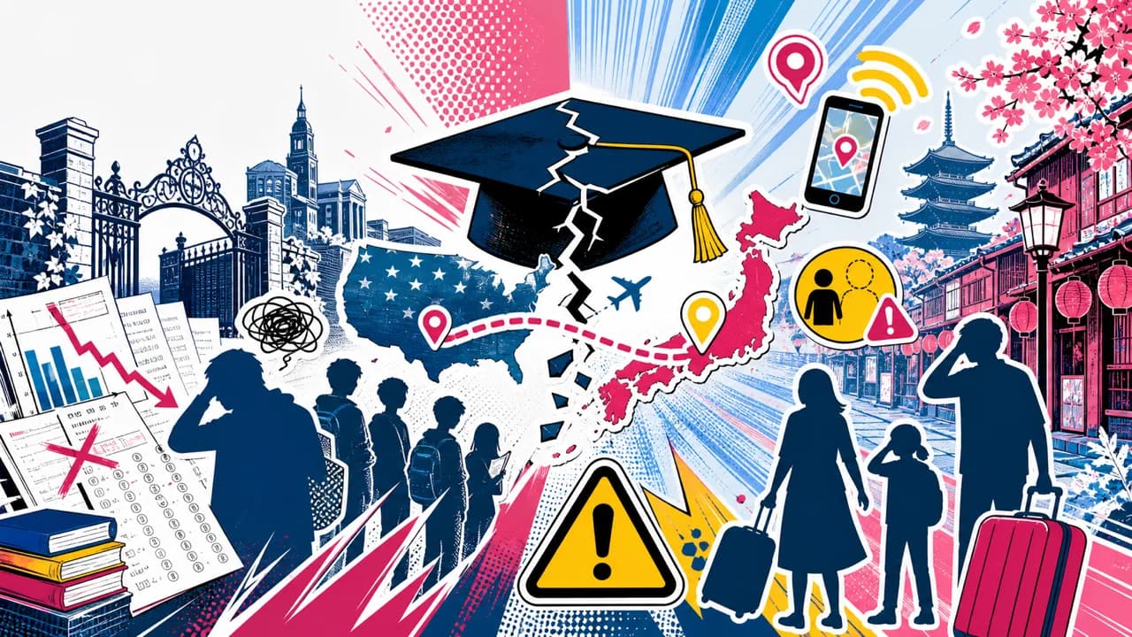 US Elite Colleges Slip on Math as an American Tourist Goes Missing in Kyoto