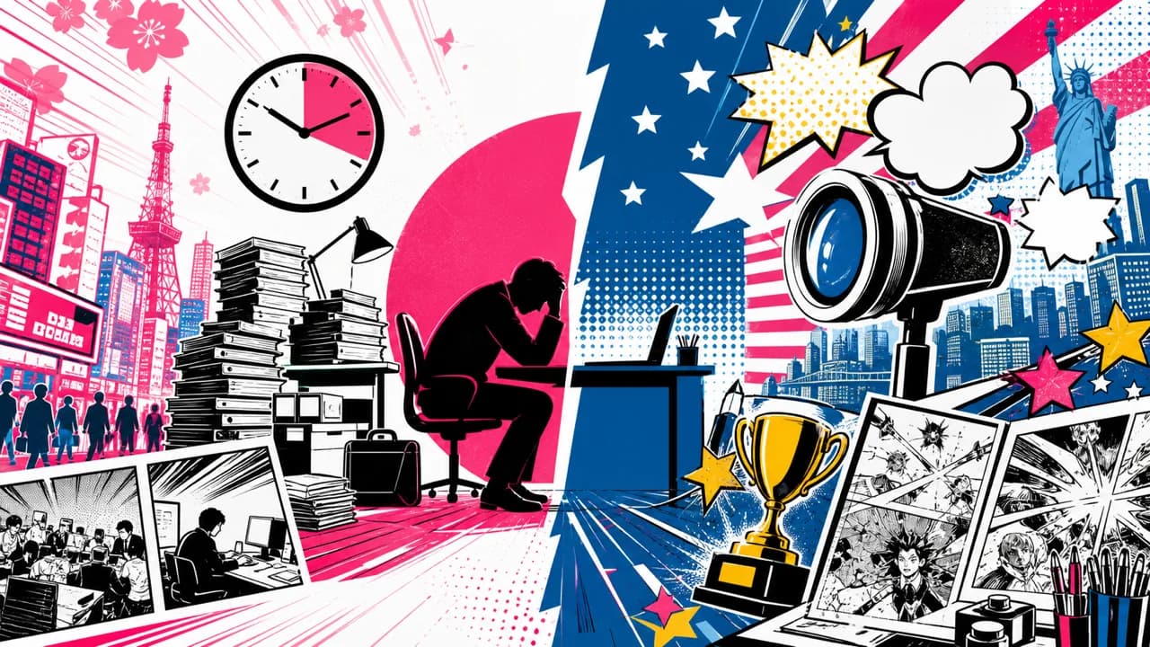 American Criticism of Japan's Sleepless Leadership Lands the Same Day as Manga Hall-of-Fame Honors