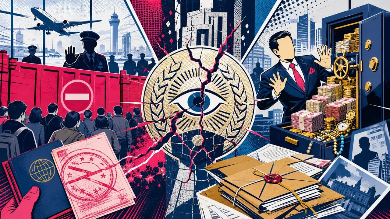 Las nuevas normas de salida de China y un vídeo de dinero oculto