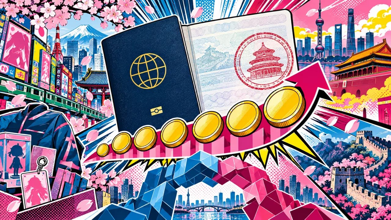 China multiplica por siete las tasas de visado para los viajeros japoneses