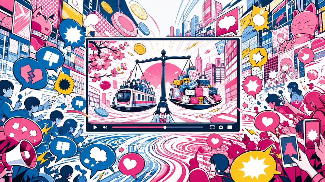 Un MV de anime satírico hecho en China sobre Japón se vuelve viral