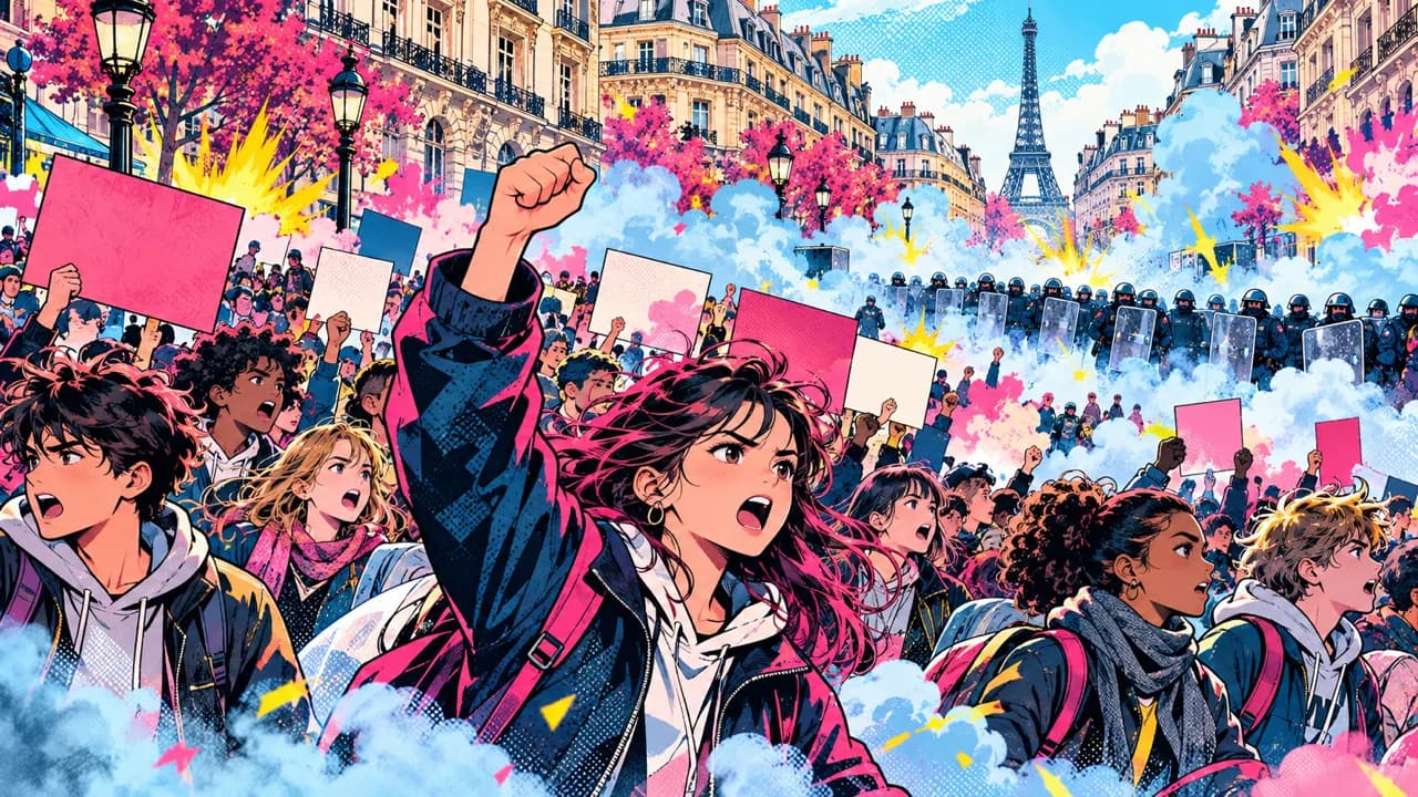 Las protestas estudiantiles en Francia entran en su tercera semana