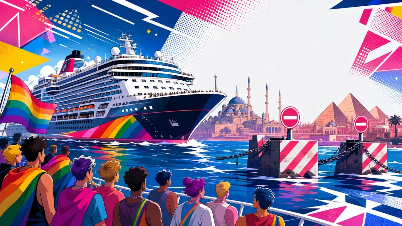 Japón se pone del lado de Turquía y Egipto tras rechazarse un crucero LGBTQ+ de 2000 pasajeros