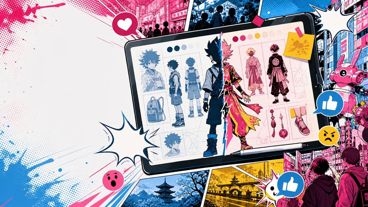 Un fan art extranjero de Hunter x Hunter desata un choque sobre el canon y la cultura