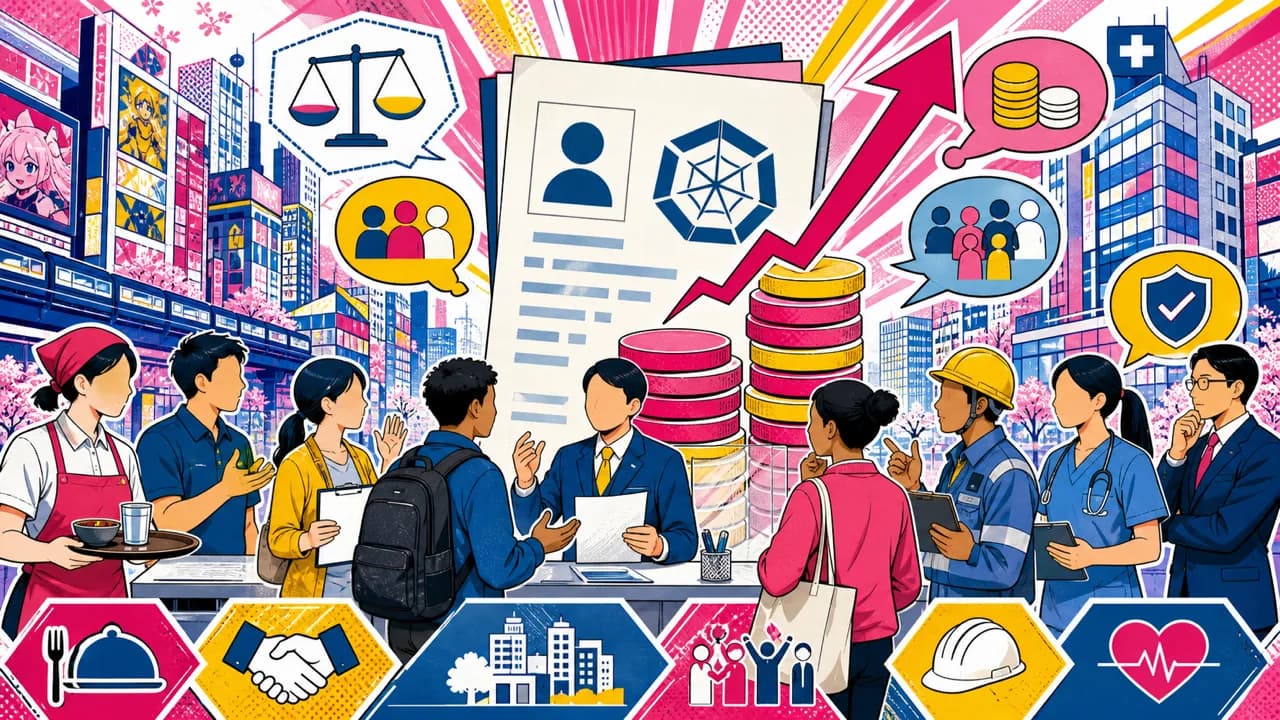 La subida de las tasas de residencia en Japón y el debate sobre la mano de obra extranjera