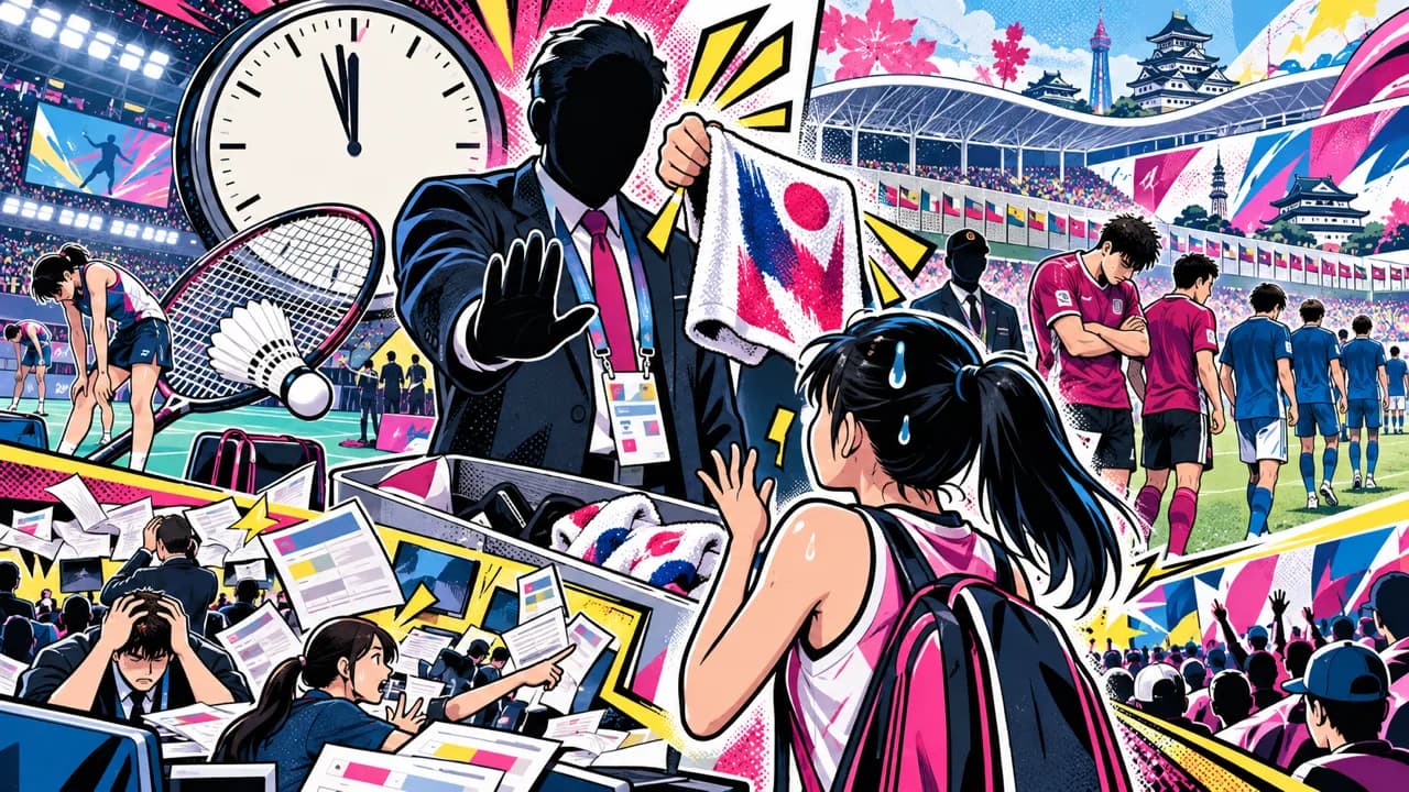 Juegos Asiáticos de Nagoya: bandera confiscada, un partido a medianoche y un boicot