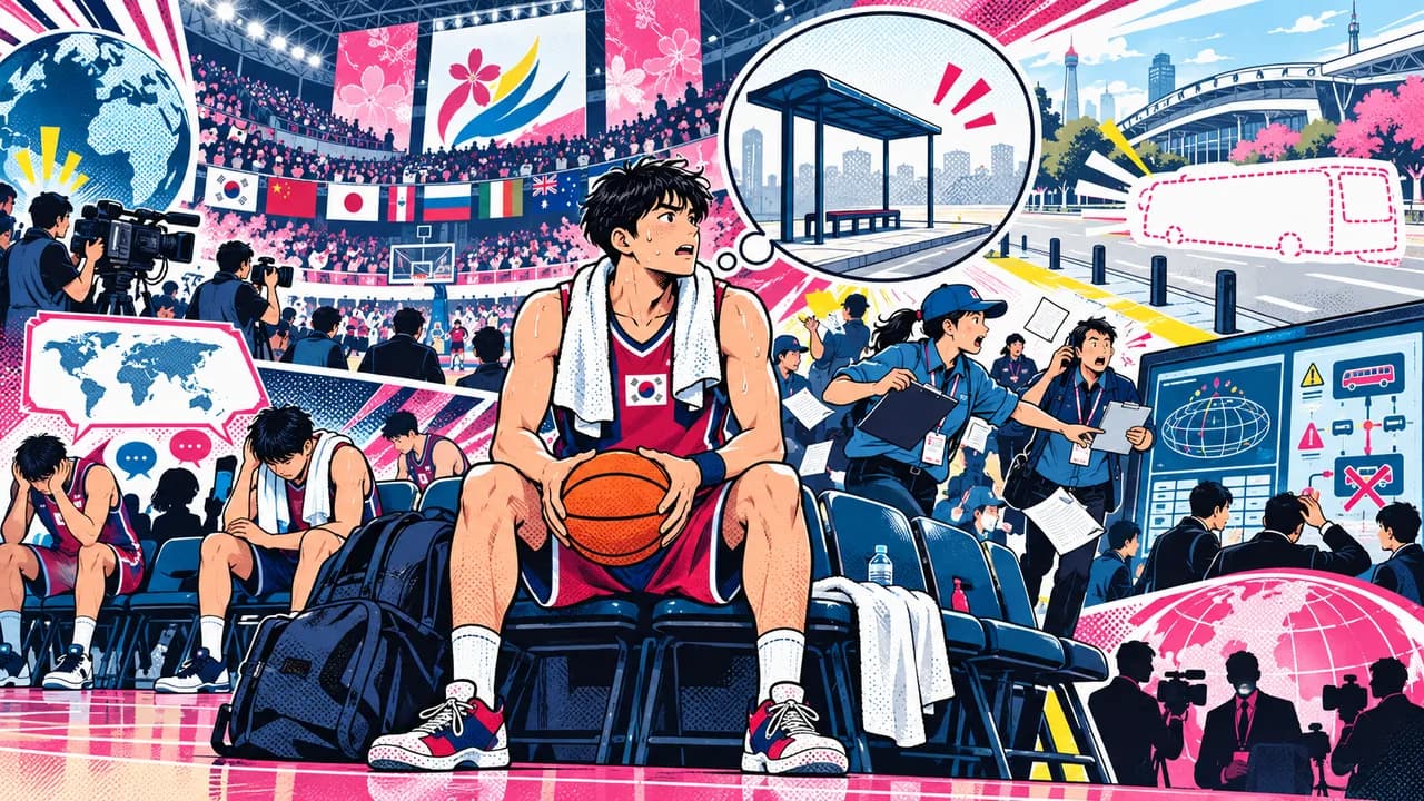Los Juegos Asiáticos de Nagoya vuelven a tropezar: un autobús que no llegó y el rumor del 'jefe contratado por horas'