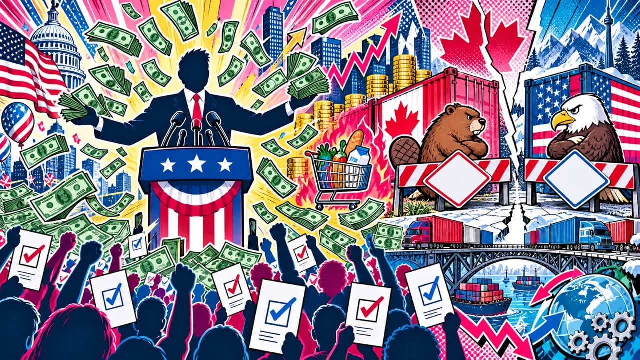 La promesa de Trump de pagar 5.000 dólares en las legislativas y la disputa entre EE. UU. y Canadá