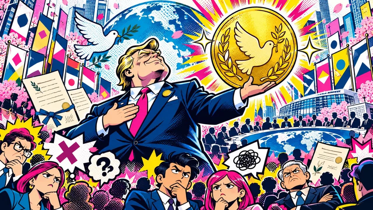 Trump dice que merece el Premio Nobel de la Paz