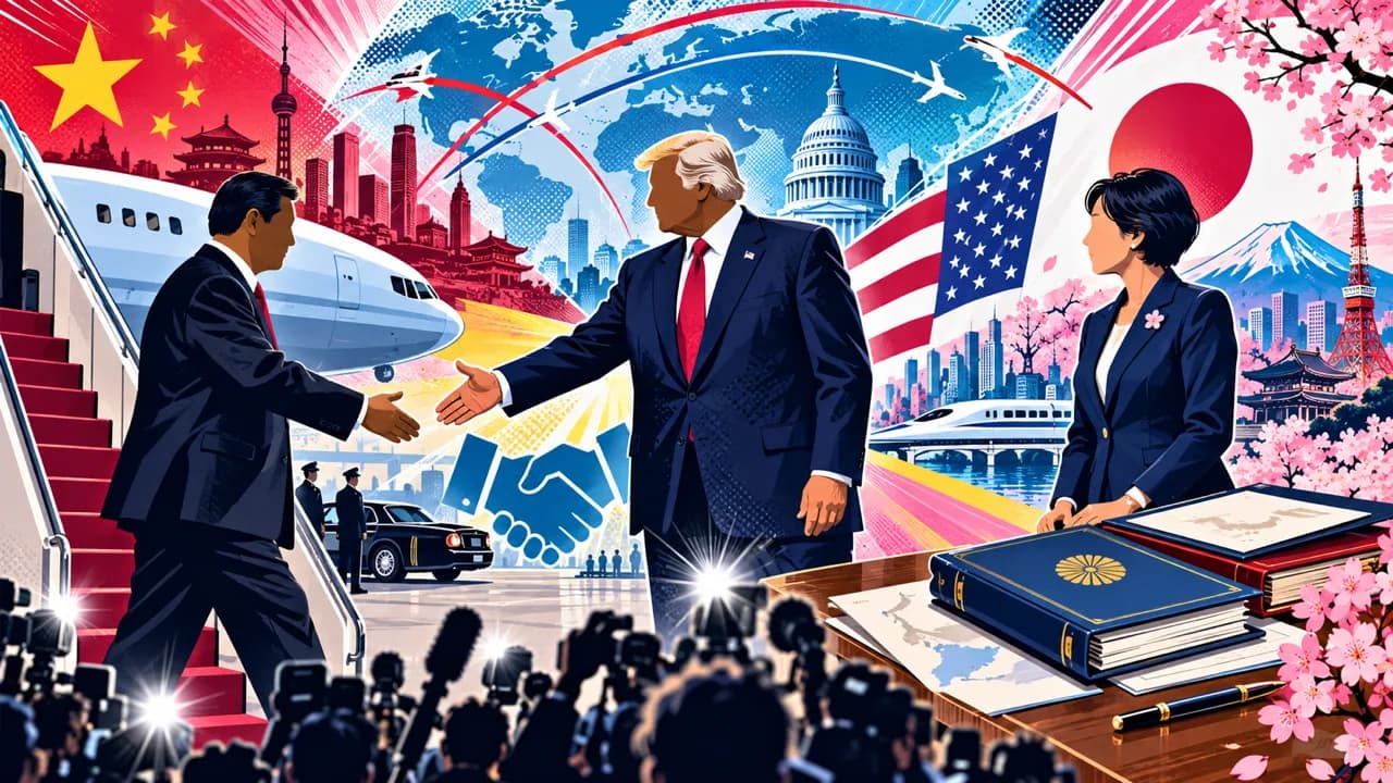 Trump recibirá a Xi mientras Takaichi prepara su propia cumbre