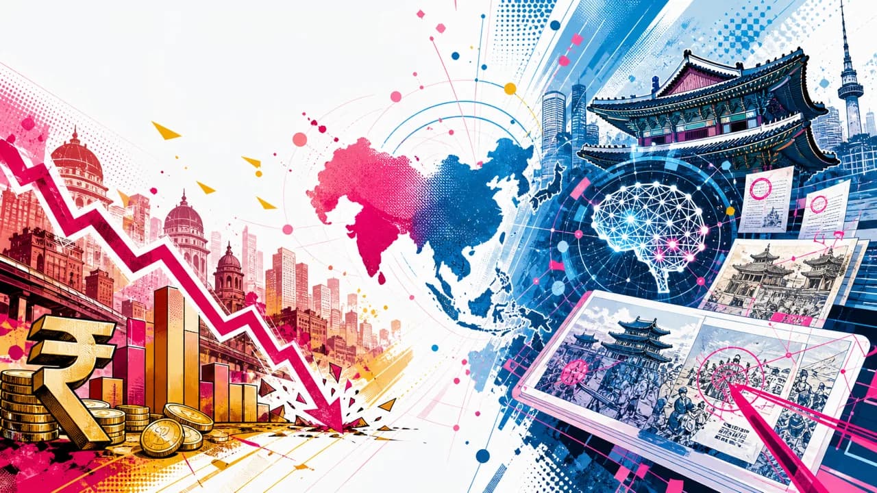 India GDP Rank and Korea AI History Debate